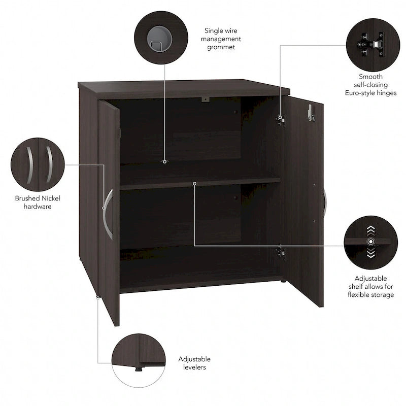 Armoire de rangement de bureau avec portes