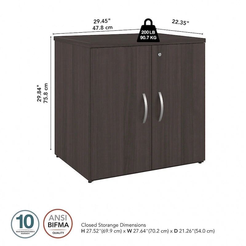 Armoire de rangement de bureau avec portes