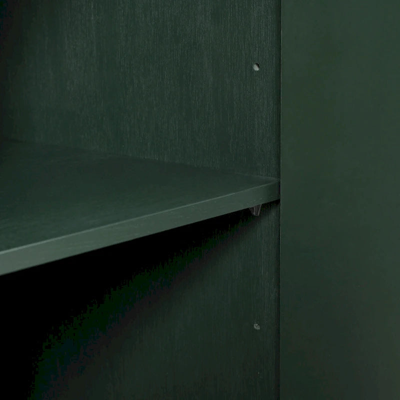 Buffet 4 portes avec panneaux de porte sculptés et étagères réglables
