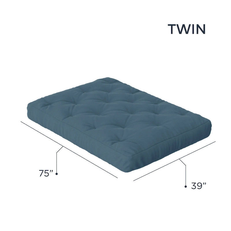 Matelas de futon en mousse à mémoire de forme 8 po, format double