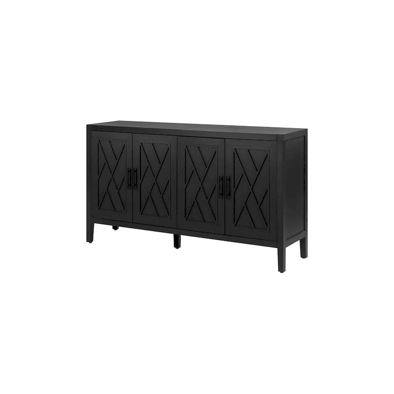 Buffet en bois à 4 portes - S.O.
