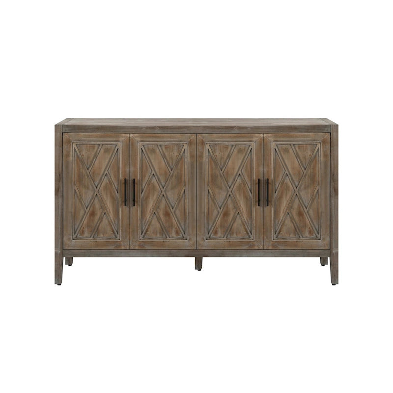 Buffet en bois à 4 portes - S.O.