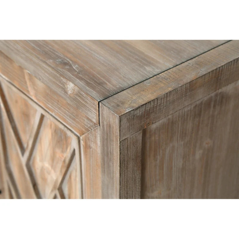 Buffet en bois à 4 portes - S.O.