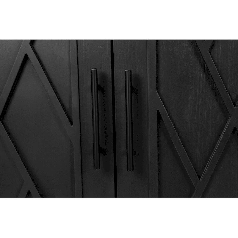 Buffet en bois à 4 portes - S.O.