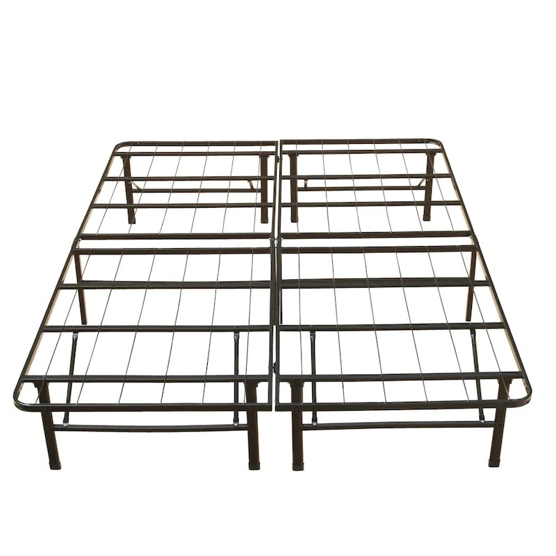 Cadre de lit plateforme grand lit robuste de 14 po – Montage facile