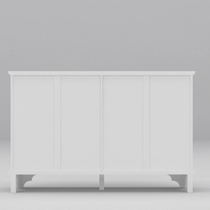 Meuble de salle de bain en bois sculpté Meuble d'appoint Buffet Verre acrylique