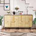 Élégante armoire vintage à 4 portes
