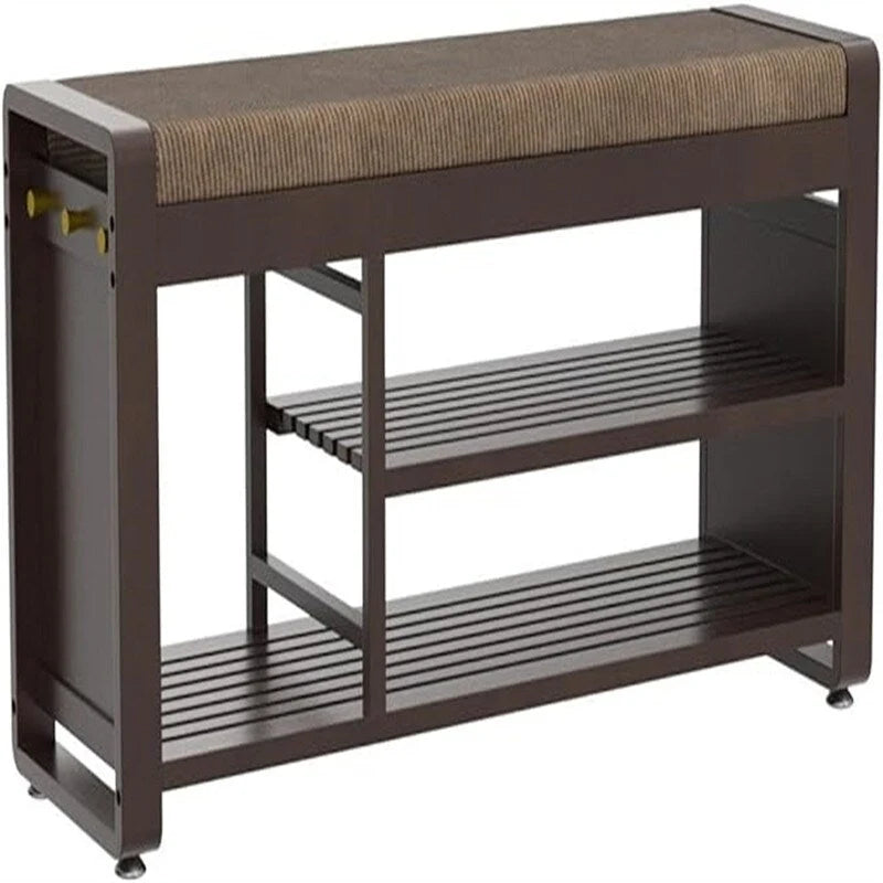 Banc à chaussures 2 niveaux - 11,7P x 39L x 19,5H
