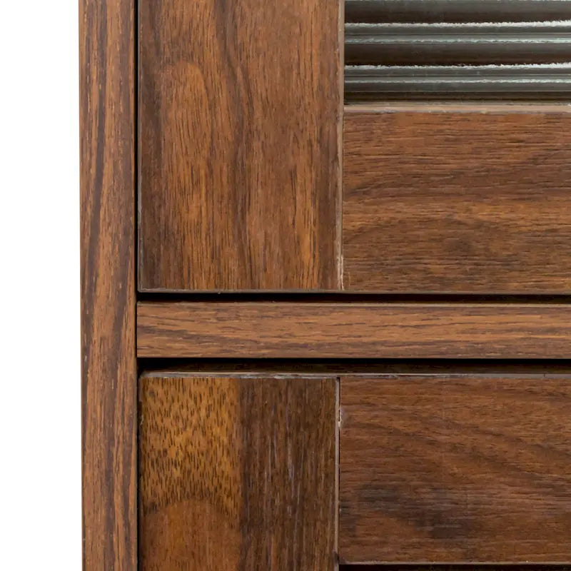 Armoire de bureau avec portes vitrées