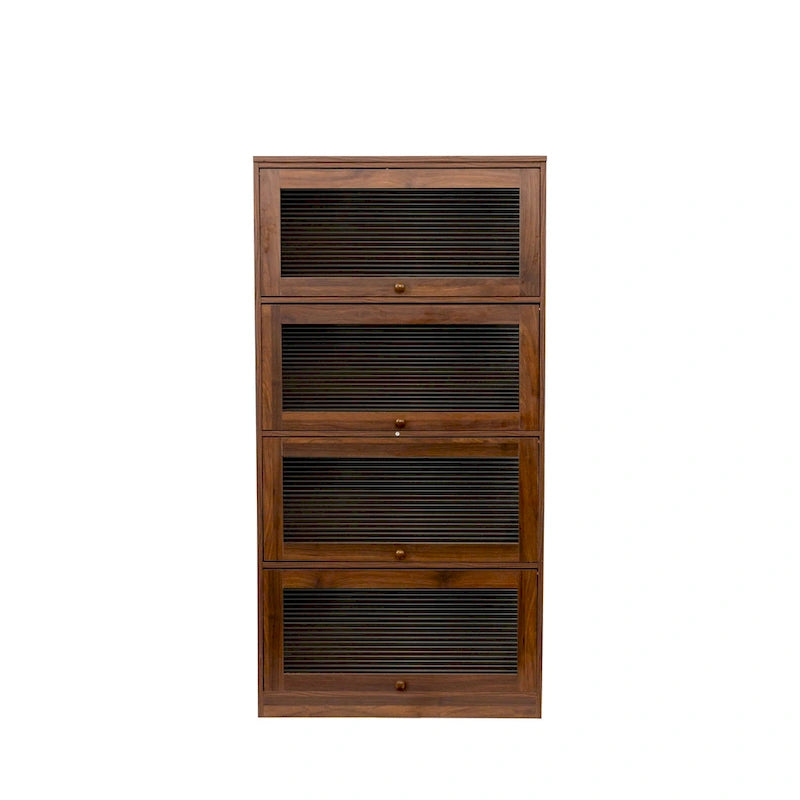 Armoire de bureau avec portes vitrées