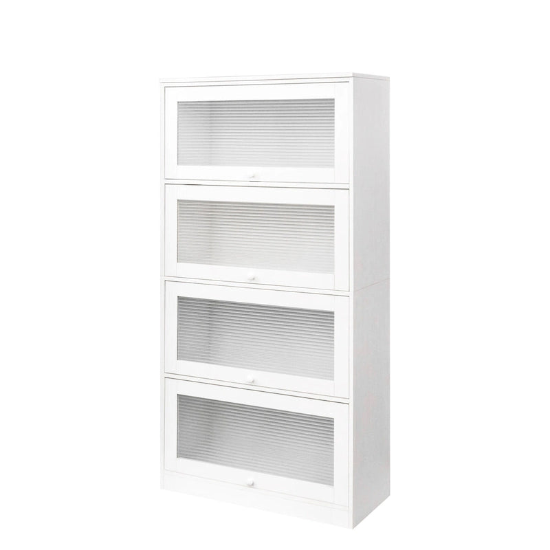 Armoire de bureau avec portes vitrées
