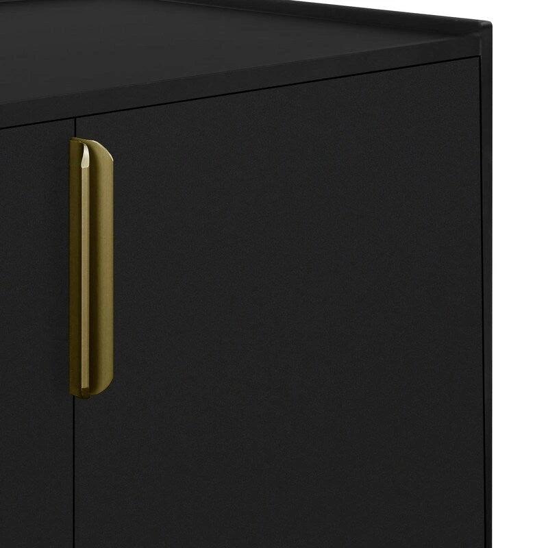 Buffet de rangement Armoire en bois avec 4 portes pour Couloir, Entrée, Salon, Chambre, Étagère réglable