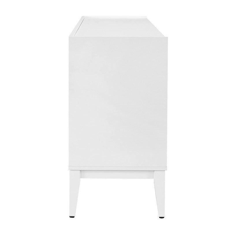 Buffet de rangement Armoire en bois avec 4 portes pour Couloir, Entrée, Salon, Chambre, Étagère réglable