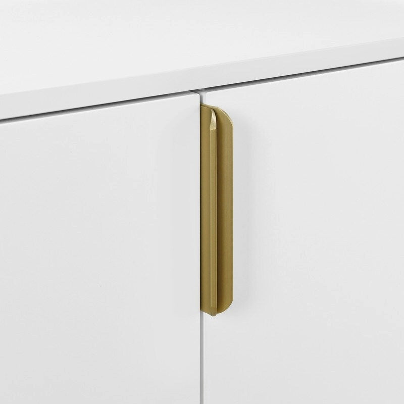 Buffet de rangement Armoire en bois avec 4 portes pour Couloir, Entrée, Salon, Chambre, Étagère réglable
