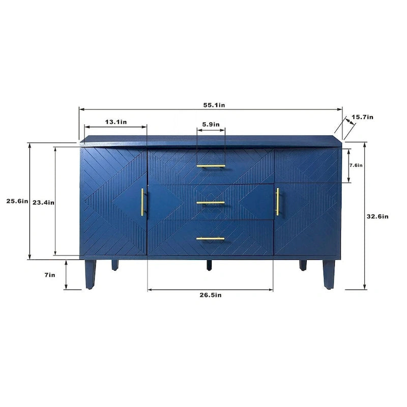 55 bahuts/buffets avec effet sculpté : élégance et fonctionnalité