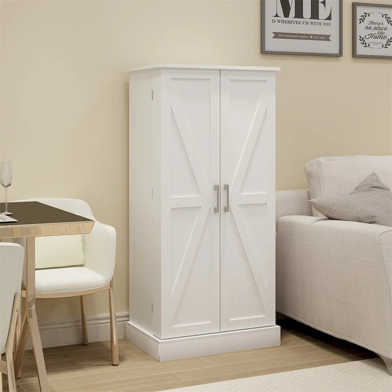 Buffet/Bahut autoportant 50 LED avec 2 portes