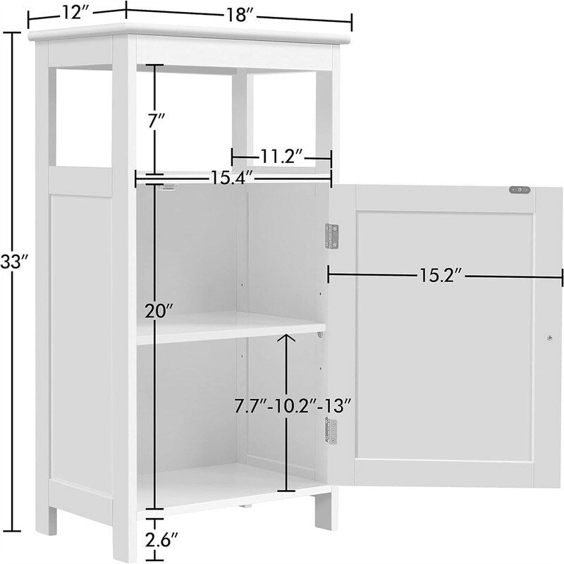 Rangement de salle de bain autoportant