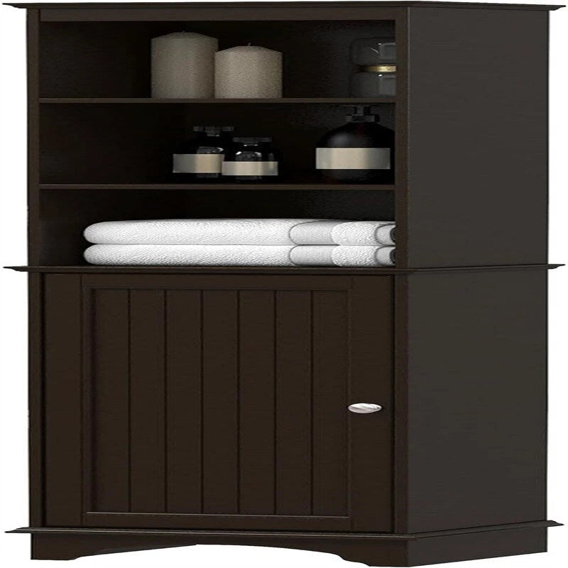 Meuble de rangement autoportant avec trois étagères – 30P x 38L x 152H cm
